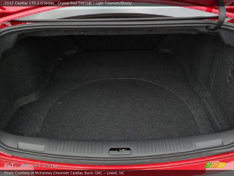  2012 CTS 3.0 Sedan Trunk