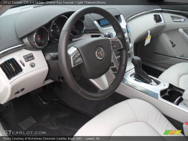 Light Titanium/Ebony Interior - 2012 CTS 3.0 Sedan 