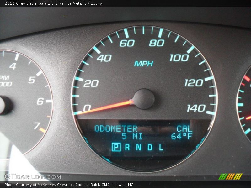 Silver Ice Metallic / Ebony 2012 Chevrolet Impala LT