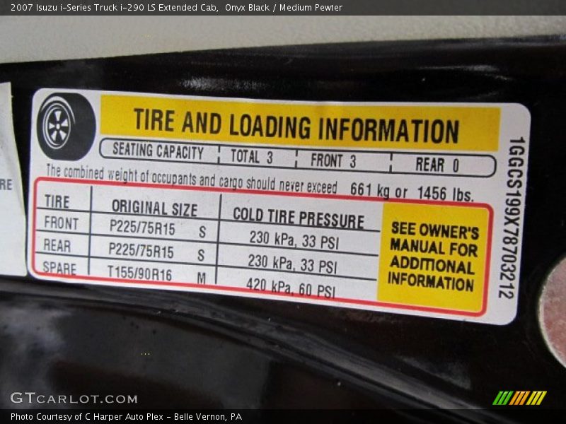 Onyx Black / Medium Pewter 2007 Isuzu i-Series Truck i-290 LS Extended Cab