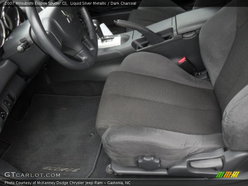 Liquid Silver Metallic / Dark Charcoal 2007 Mitsubishi Eclipse Spyder GS
