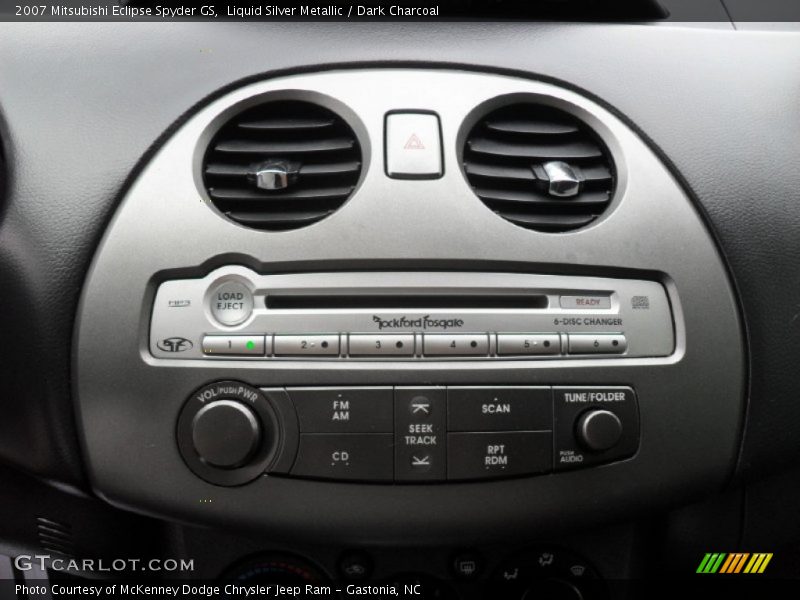 Liquid Silver Metallic / Dark Charcoal 2007 Mitsubishi Eclipse Spyder GS