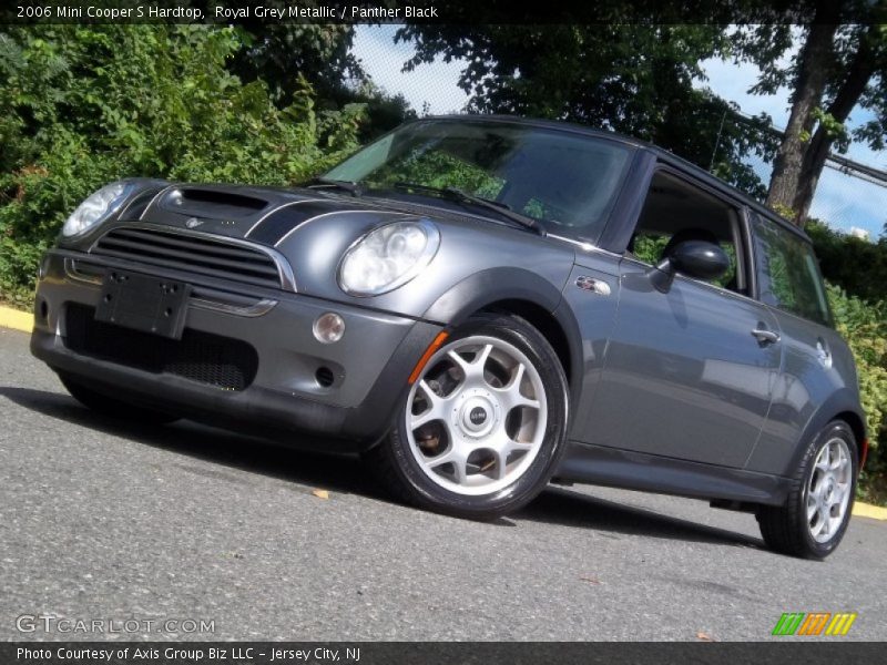 Royal Grey Metallic / Panther Black 2006 Mini Cooper S Hardtop