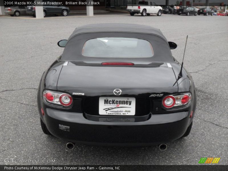 Brilliant Black / Black 2006 Mazda MX-5 Miata Roadster
