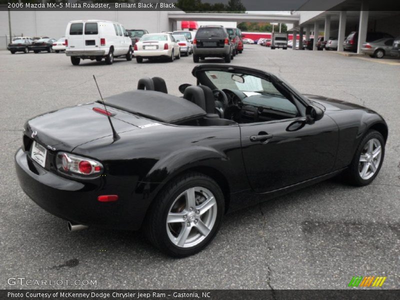 Brilliant Black / Black 2006 Mazda MX-5 Miata Roadster