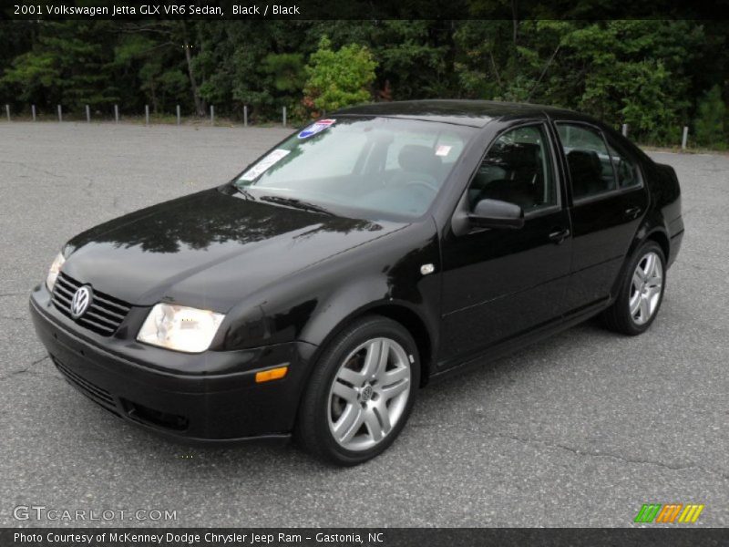 Black / Black 2001 Volkswagen Jetta GLX VR6 Sedan