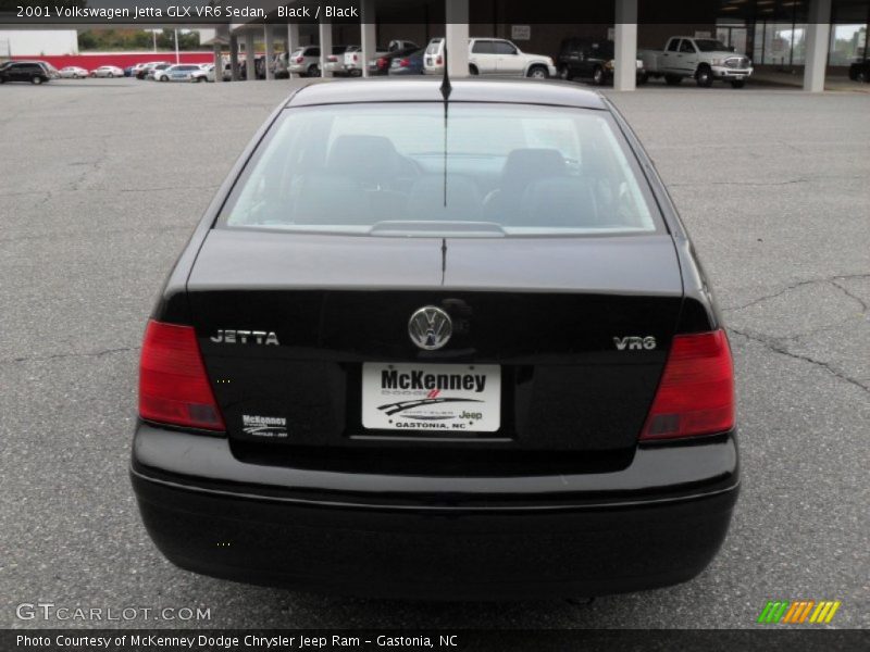 Black / Black 2001 Volkswagen Jetta GLX VR6 Sedan