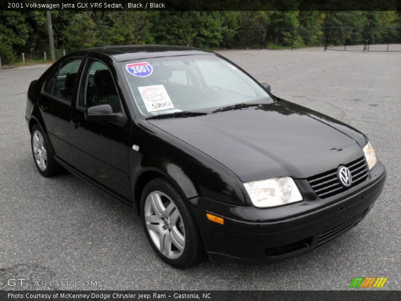 Black / Black 2001 Volkswagen Jetta GLX VR6 Sedan