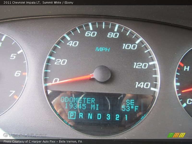 Summit White / Ebony 2011 Chevrolet Impala LT