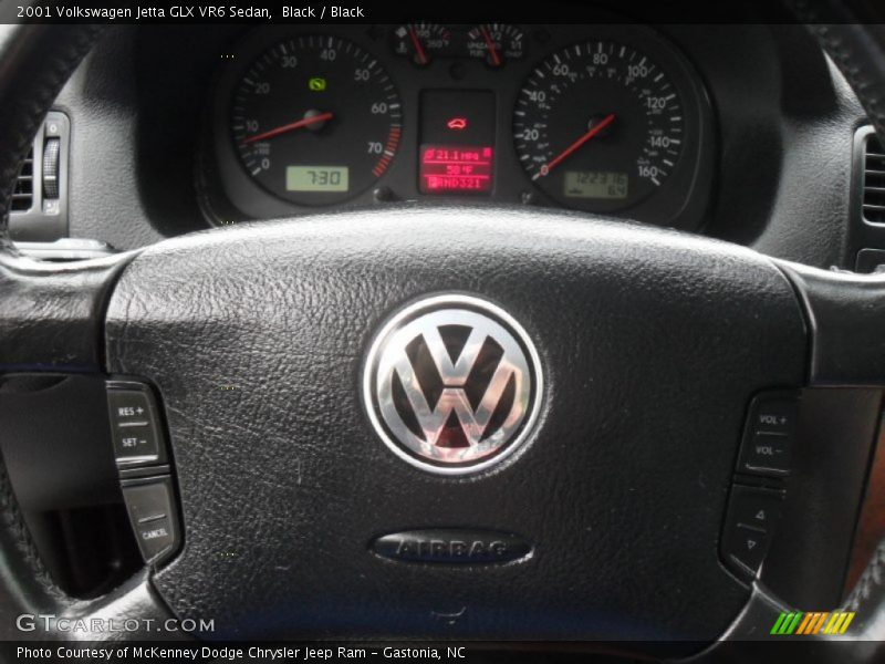Black / Black 2001 Volkswagen Jetta GLX VR6 Sedan