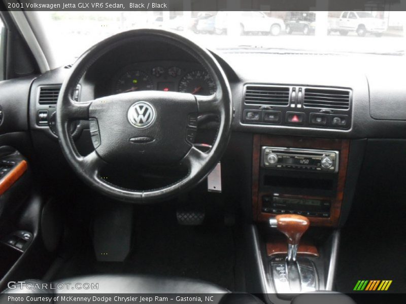Black / Black 2001 Volkswagen Jetta GLX VR6 Sedan