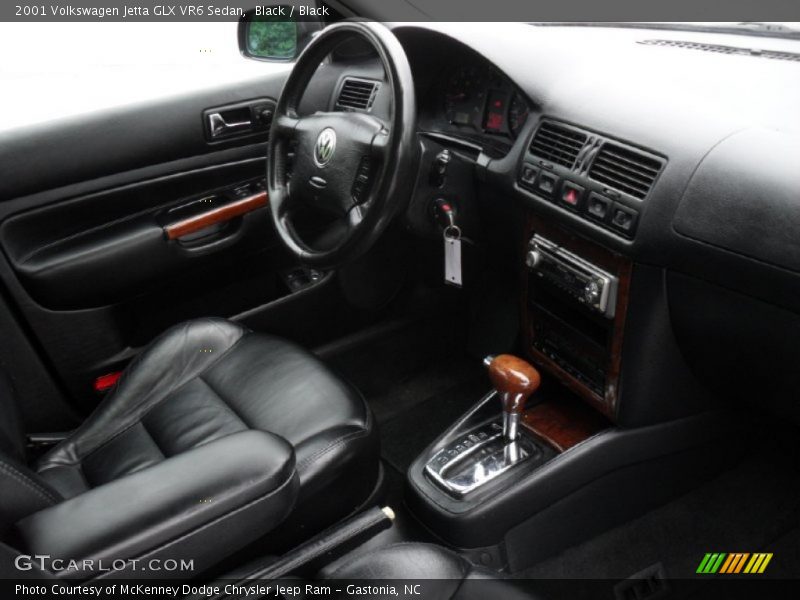 Black / Black 2001 Volkswagen Jetta GLX VR6 Sedan