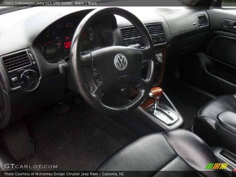 Black / Black 2001 Volkswagen Jetta GLX VR6 Sedan