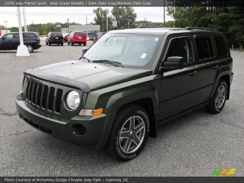 Jeep Green Metallic / Dark Slate Gray/Medium Slate Gray 2009 Jeep Patriot Sport