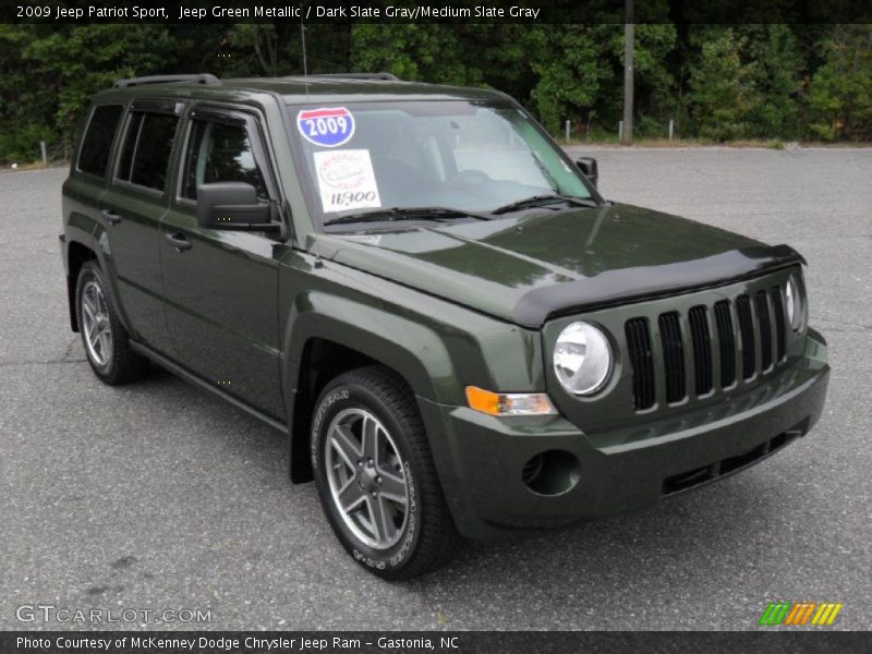 Jeep Green Metallic / Dark Slate Gray/Medium Slate Gray 2009 Jeep Patriot Sport