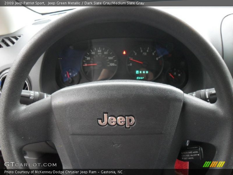Jeep Green Metallic / Dark Slate Gray/Medium Slate Gray 2009 Jeep Patriot Sport