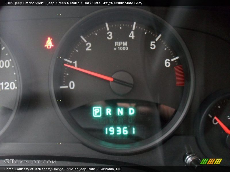 Jeep Green Metallic / Dark Slate Gray/Medium Slate Gray 2009 Jeep Patriot Sport