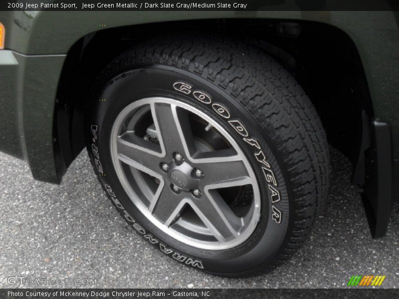 Jeep Green Metallic / Dark Slate Gray/Medium Slate Gray 2009 Jeep Patriot Sport