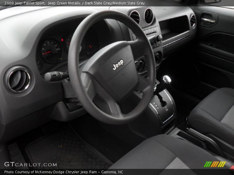 Jeep Green Metallic / Dark Slate Gray/Medium Slate Gray 2009 Jeep Patriot Sport