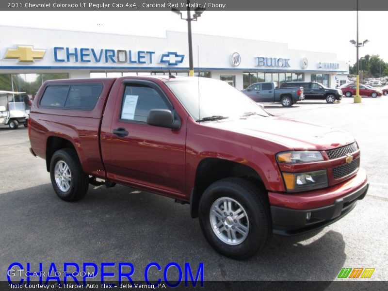 Cardinal Red Metallic / Ebony 2011 Chevrolet Colorado LT Regular Cab 4x4