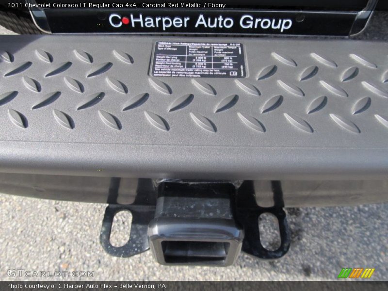 Cardinal Red Metallic / Ebony 2011 Chevrolet Colorado LT Regular Cab 4x4