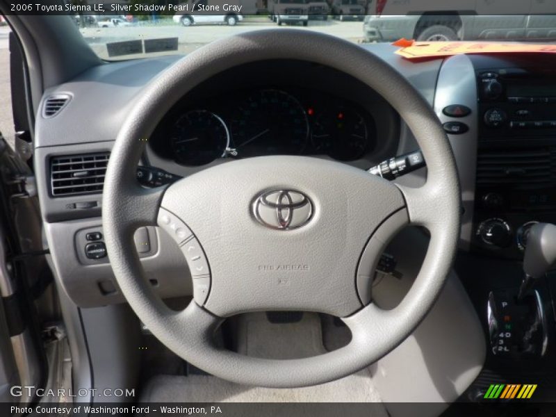 Silver Shadow Pearl / Stone Gray 2006 Toyota Sienna LE