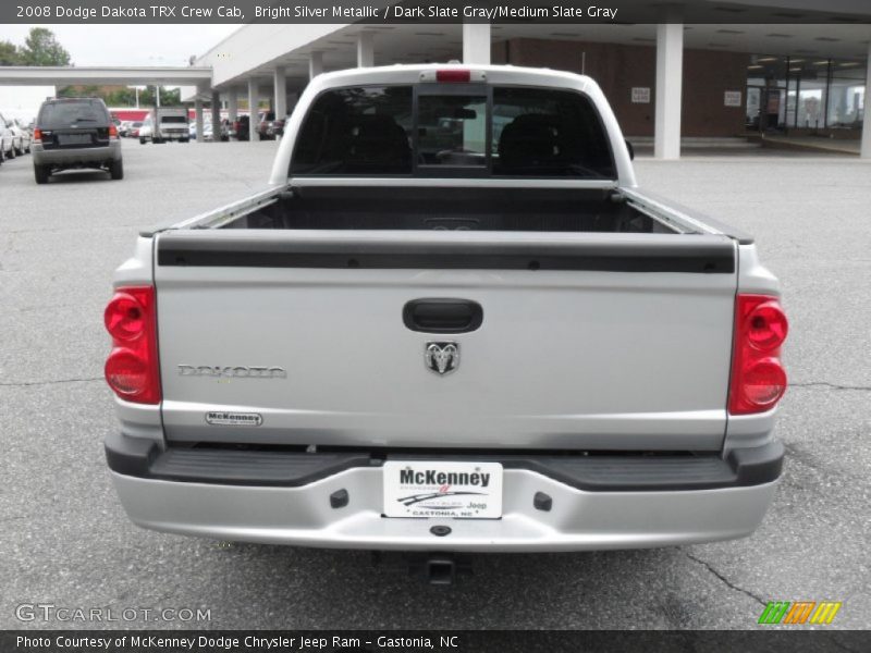 Bright Silver Metallic / Dark Slate Gray/Medium Slate Gray 2008 Dodge Dakota TRX Crew Cab