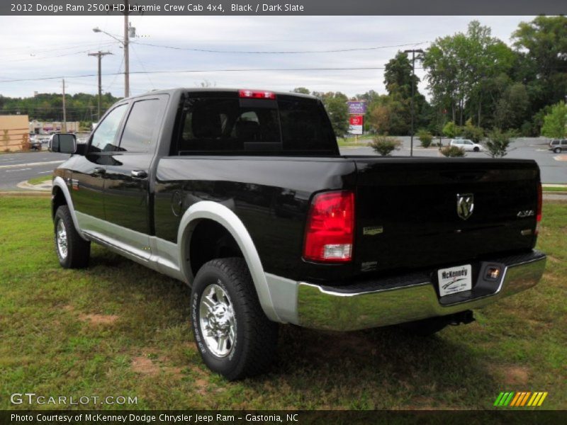 Black / Dark Slate 2012 Dodge Ram 2500 HD Laramie Crew Cab 4x4