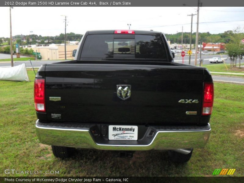 Black / Dark Slate 2012 Dodge Ram 2500 HD Laramie Crew Cab 4x4
