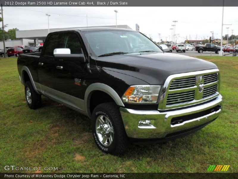 Black / Dark Slate 2012 Dodge Ram 2500 HD Laramie Crew Cab 4x4