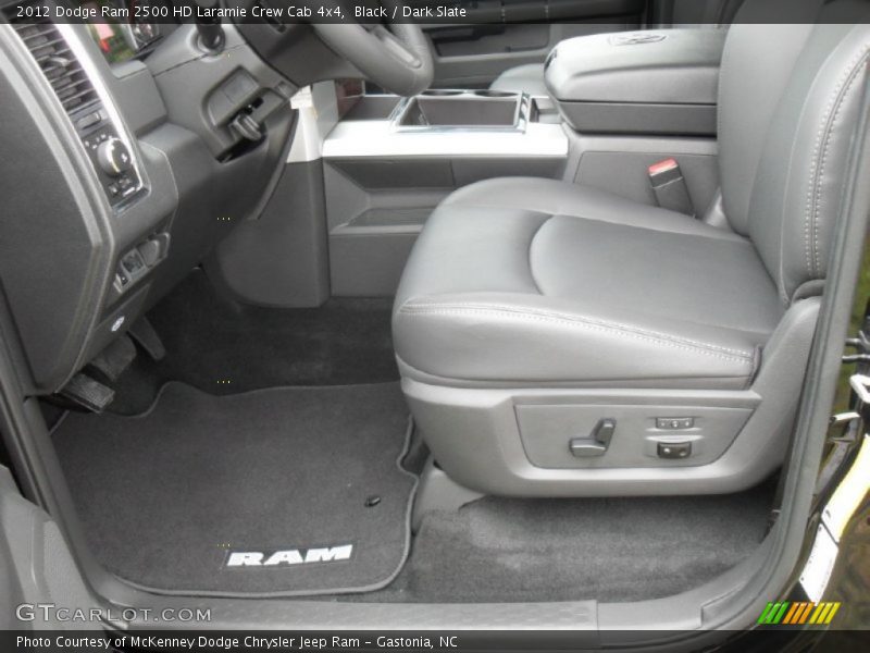 Black / Dark Slate 2012 Dodge Ram 2500 HD Laramie Crew Cab 4x4