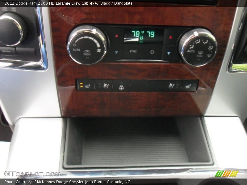 Black / Dark Slate 2012 Dodge Ram 2500 HD Laramie Crew Cab 4x4