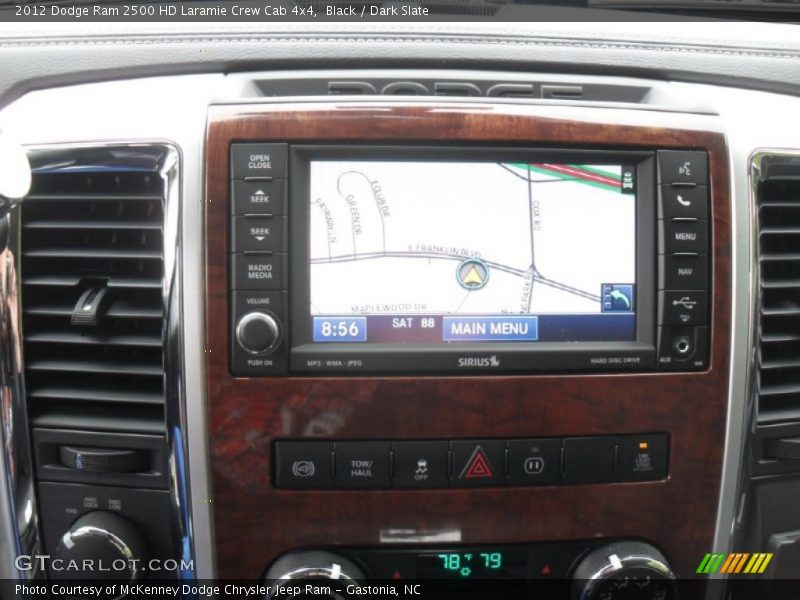 Black / Dark Slate 2012 Dodge Ram 2500 HD Laramie Crew Cab 4x4