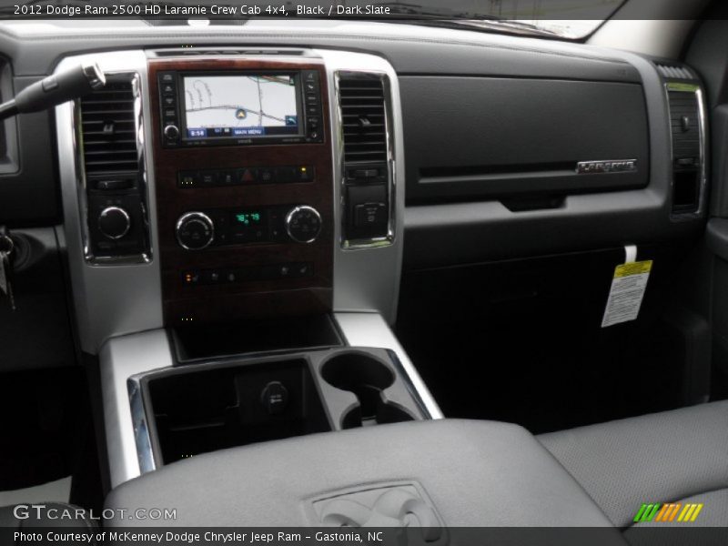 Black / Dark Slate 2012 Dodge Ram 2500 HD Laramie Crew Cab 4x4