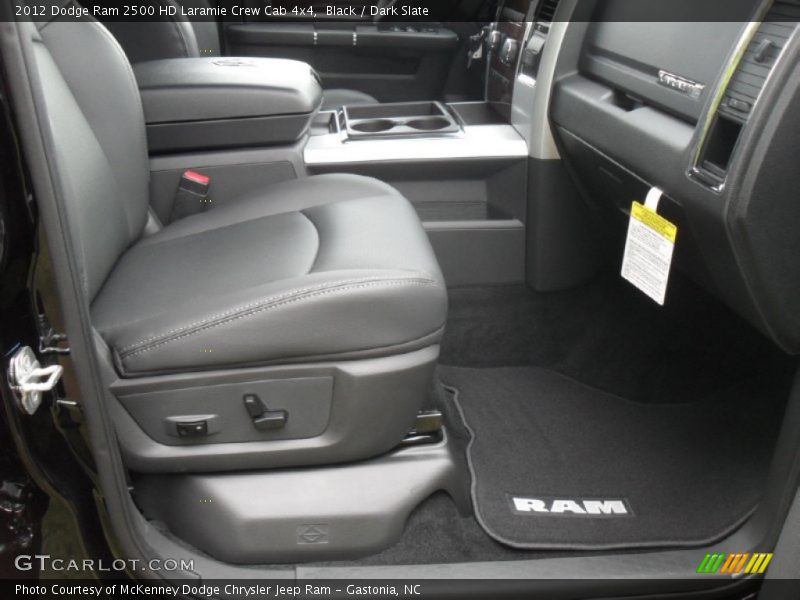 Black / Dark Slate 2012 Dodge Ram 2500 HD Laramie Crew Cab 4x4