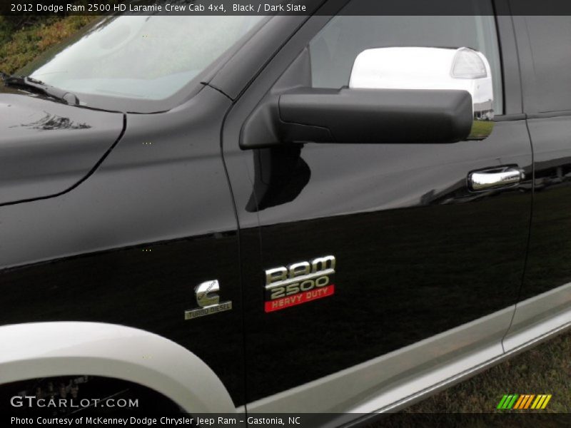 Black / Dark Slate 2012 Dodge Ram 2500 HD Laramie Crew Cab 4x4