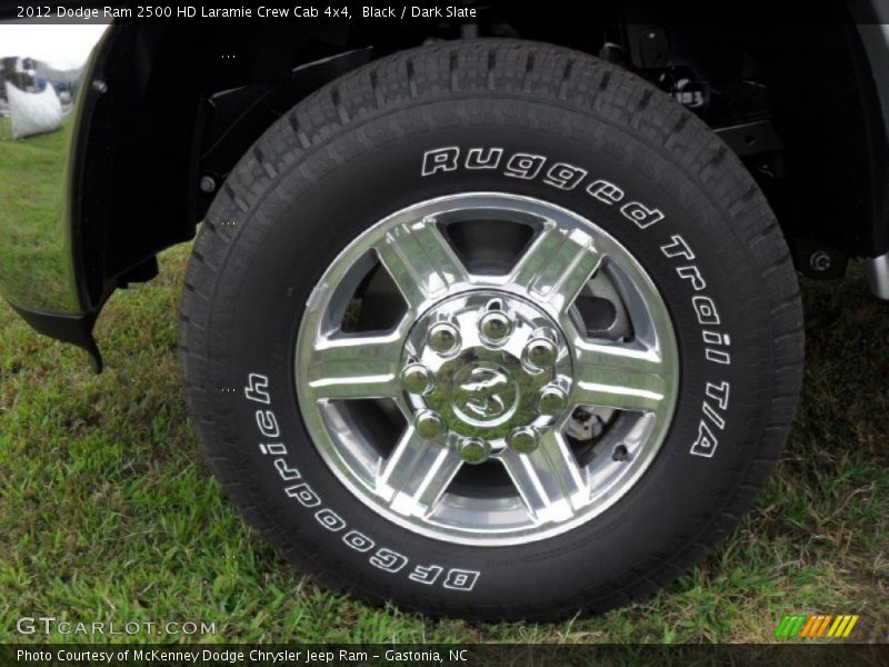 Black / Dark Slate 2012 Dodge Ram 2500 HD Laramie Crew Cab 4x4