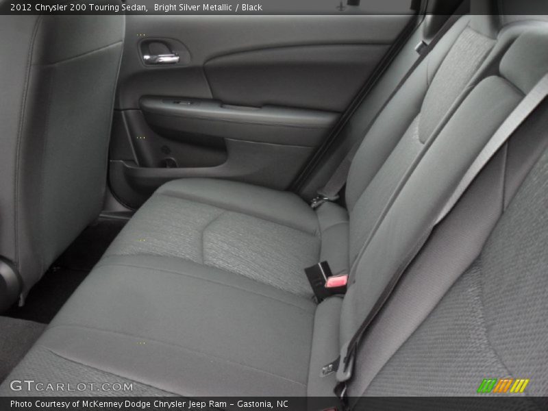 Bright Silver Metallic / Black 2012 Chrysler 200 Touring Sedan