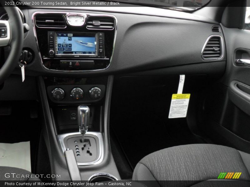 Bright Silver Metallic / Black 2012 Chrysler 200 Touring Sedan
