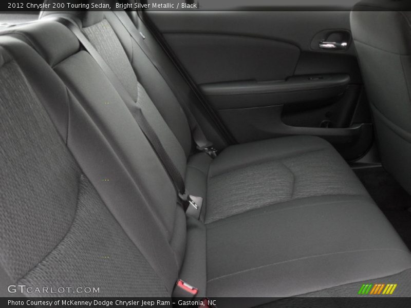 Bright Silver Metallic / Black 2012 Chrysler 200 Touring Sedan