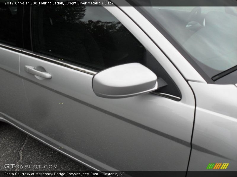 Bright Silver Metallic / Black 2012 Chrysler 200 Touring Sedan