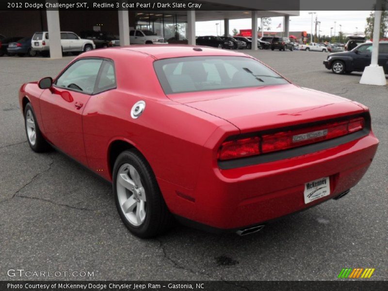 Redline 3 Coat Pearl / Dark Slate Gray 2012 Dodge Challenger SXT