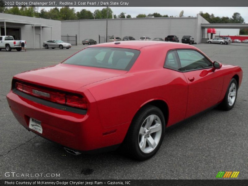 Redline 3 Coat Pearl / Dark Slate Gray 2012 Dodge Challenger SXT