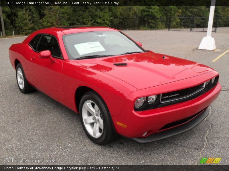 Redline 3 Coat Pearl / Dark Slate Gray 2012 Dodge Challenger SXT
