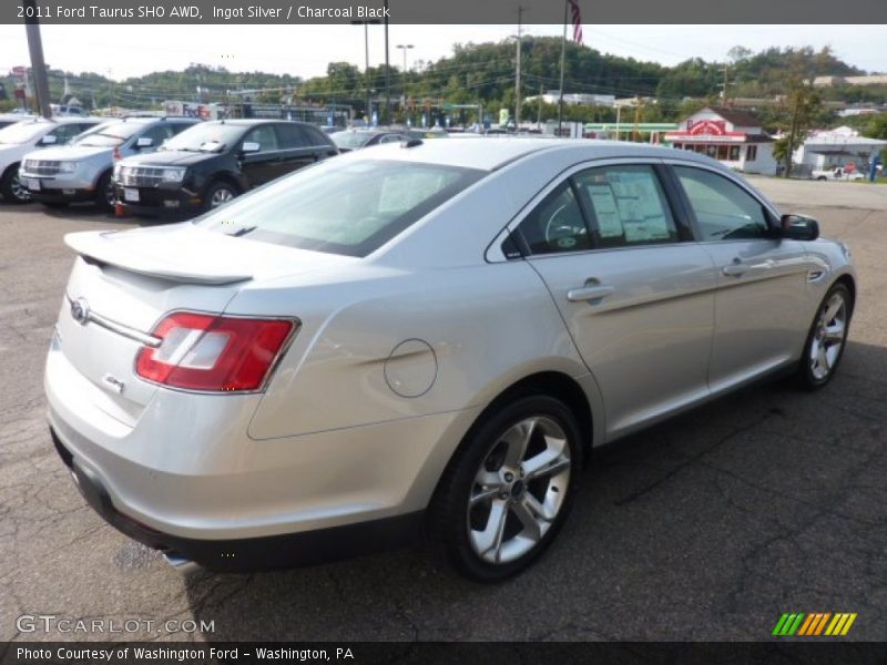 Ingot Silver / Charcoal Black 2011 Ford Taurus SHO AWD