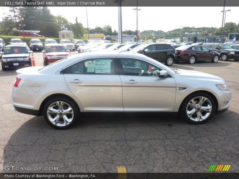 Ingot Silver / Charcoal Black 2011 Ford Taurus SHO AWD