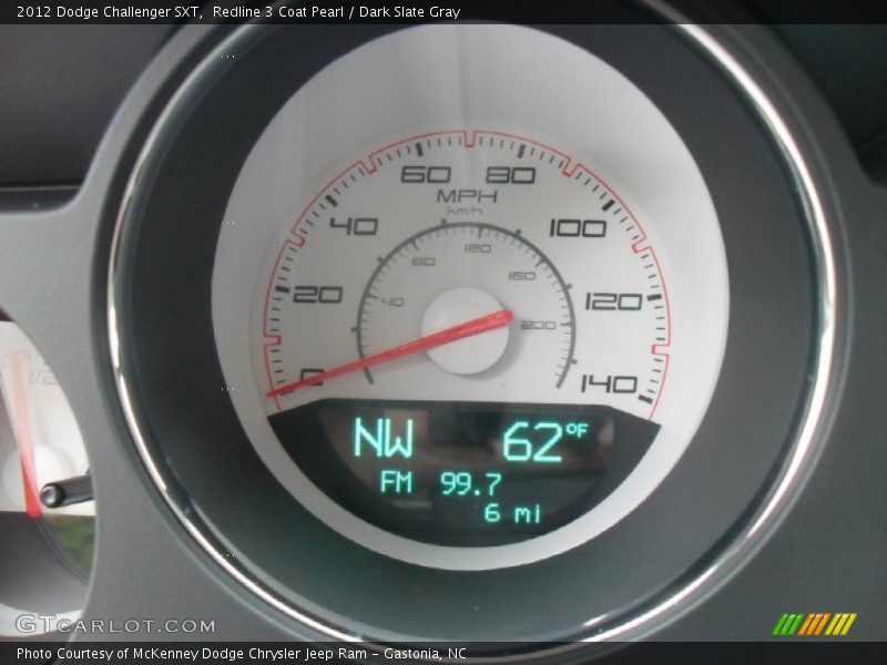 Redline 3 Coat Pearl / Dark Slate Gray 2012 Dodge Challenger SXT