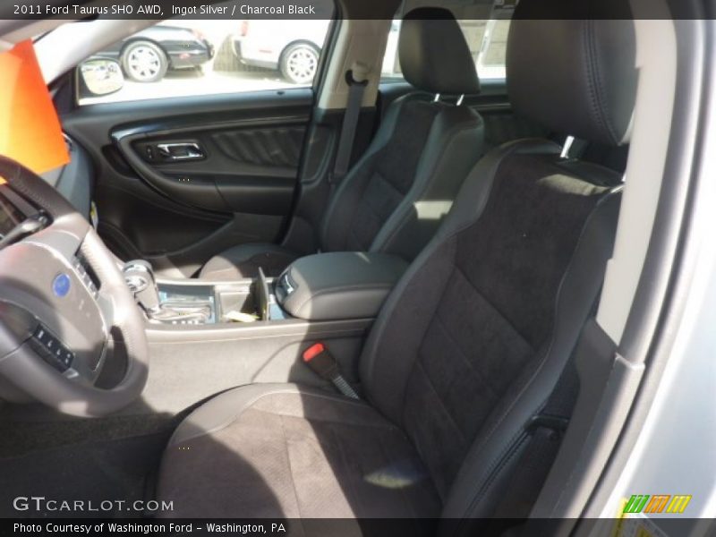  2011 Taurus SHO AWD Charcoal Black Interior