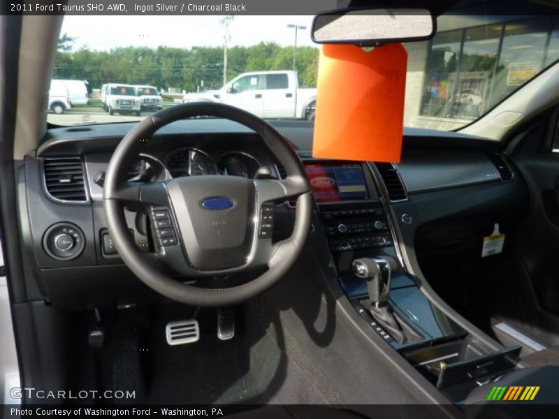 Ingot Silver / Charcoal Black 2011 Ford Taurus SHO AWD