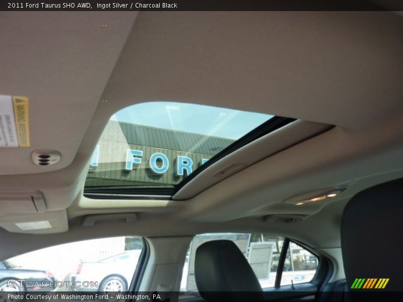Ingot Silver / Charcoal Black 2011 Ford Taurus SHO AWD